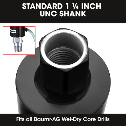 89mm Diamond Core Drill Bit for Concrete, Tile, Stone, and More - 1.4m Length