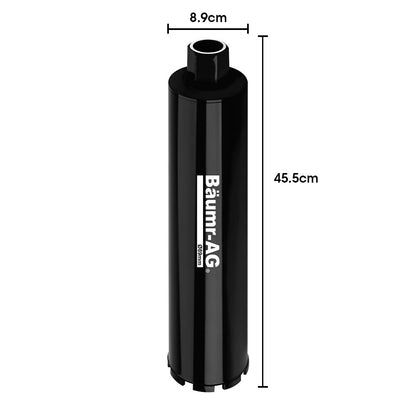 89mm Diamond Core Drill Bit for Concrete, Tile, Stone, and More - 1.4m Length