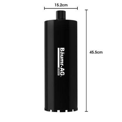 152mm Diamond Core Drill Bit for Concrete, Stone, and Masonry - 1.4m Length