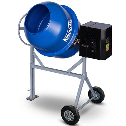 160L Heavy-Duty Petrol Concrete Cement Mixer, 3hp 105cc Engine