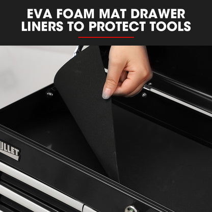 9-Drawer Black Tool Chest with Lock System and Easy-Glide Rails