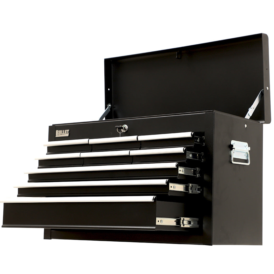 9-Drawer Black Tool Chest with Lock System and Easy-Glide Rails