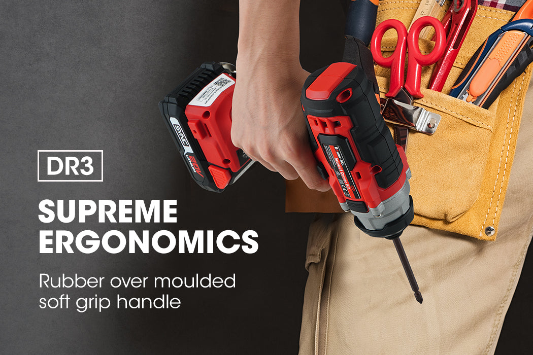 20V Cordless Drill & Impact Driver Kit with SYNC Battery & Charger, 0.25m Chuck