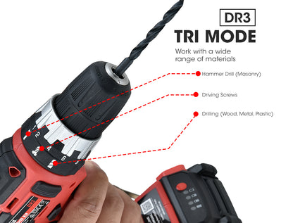 20V Cordless Drill & Impact Driver Kit with SYNC Battery & Charger, 0.25m Chuck