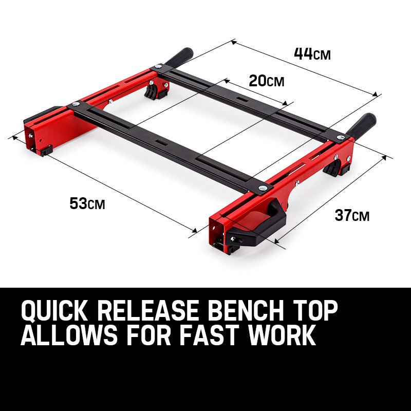 Universal Adjustable Mitre Saw Stand with Quick Release and 150KG Capacity