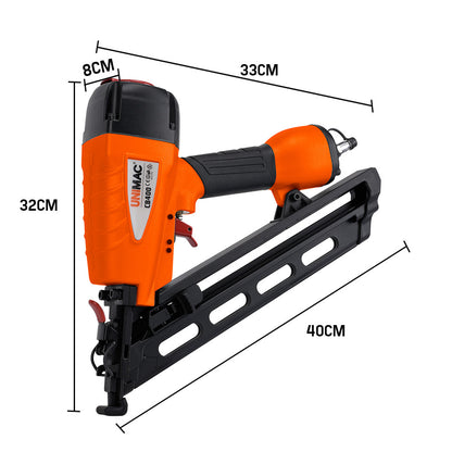 Heavy Duty 0.32-0.64m Finishing Nailer with Angled Magazine and Quick-Load