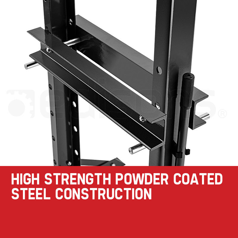 20 Tonne Hydraulic Shop Press with Adjustable H-Frame and Dual Ram Springs