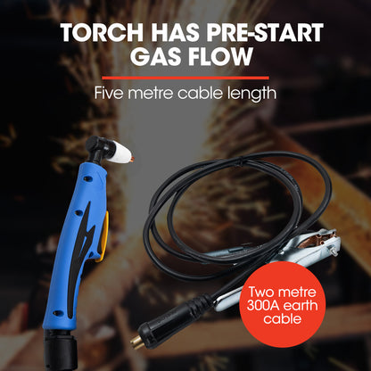 40 Amp Plasma Cutter with 0.3m Cut Depth, Portable Oxy Torch Welder, 15A Plug