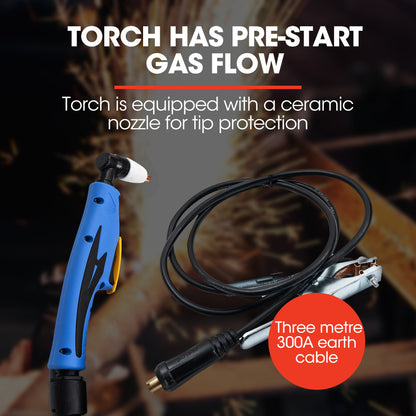 3-in-1 Inverter Welder Plasma Cutter with IGBT Technology, 8kg, 50 Amp Output
