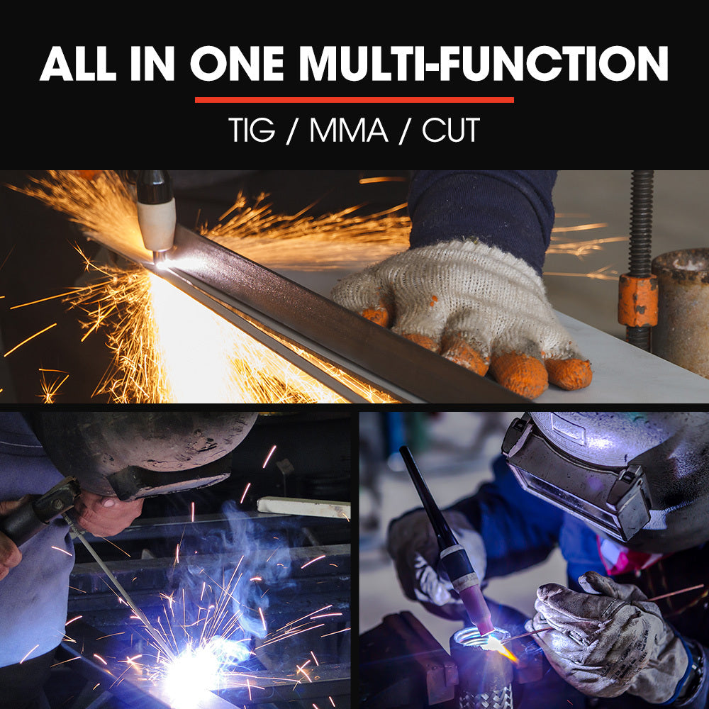 3-in-1 Inverter Welder Plasma Cutter with IGBT Technology, 8kg, 50 Amp Output