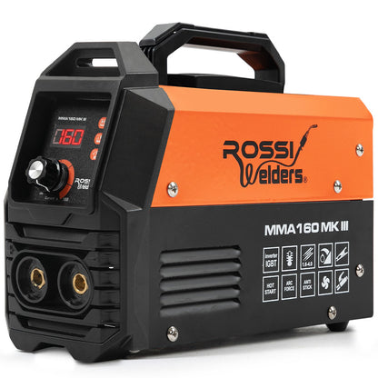 160 Amp Portable Inverter Welder with Adjustable Current and IGBT Technology