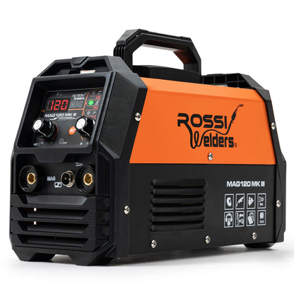 120A Portable Gasless Welder - 3in1 MMA ARC/MIG/Lift-TIG, 5kg, 0.5-12mm Welding