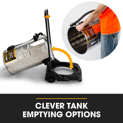 100L 2.4kW Wet & Dry Vacuum Cleaner with Dual Motors & Accessories Set