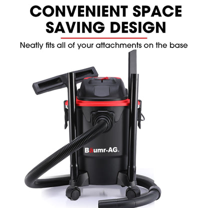 20L Wet/Dry Vacuum Cleaner & Blower, 1200W, Lightweight, Versatile Use