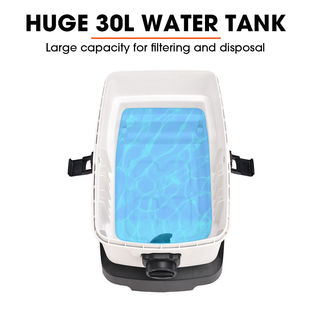 30L Wet & Dry Vacuum Cleaner with HEPA, 0.8m³ Tank, 1600W Motor, Blower Mode