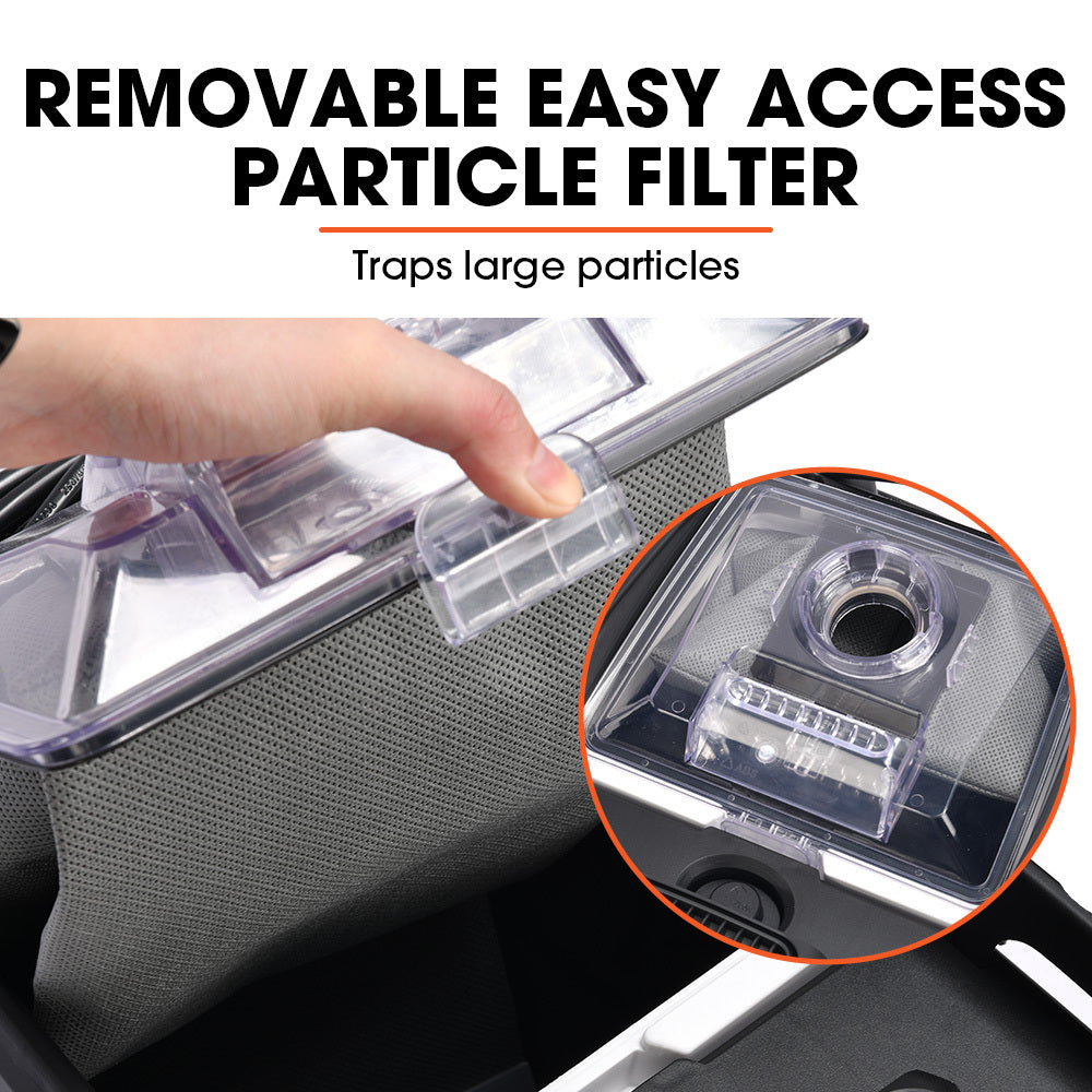 30L Wet & Dry Vacuum Cleaner with HEPA, 0.8m³ Tank, 1600W Motor, Blower Mode