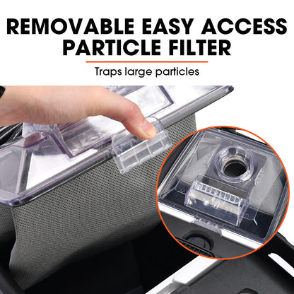 30L Wet & Dry Vacuum Cleaner with HEPA, 0.8m³ Tank, 1600W Motor, Blower Mode