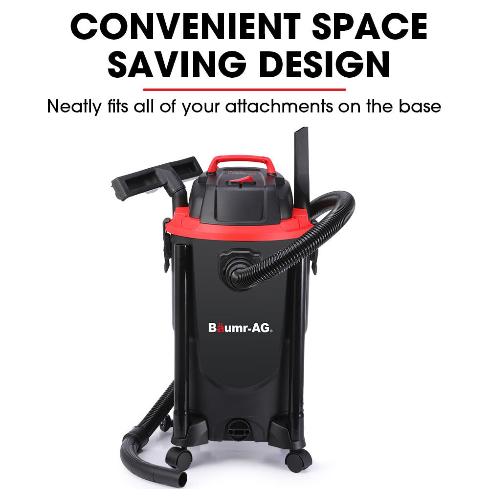 30L Wet & Dry Vacuum Cleaner with Blower, 1200W Motor, 5.5kg, Versatile Use
