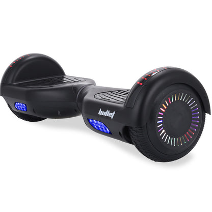 SX-2000 Hoverboard Scooter, 500W Motors, Self-Balancing, LED Lights, Black