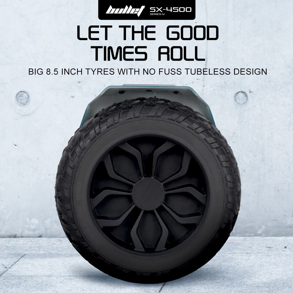 Advanced SX-4500 Hoverboard with 0.22m Wheels, 700W Motor, Self-Balancing, LED