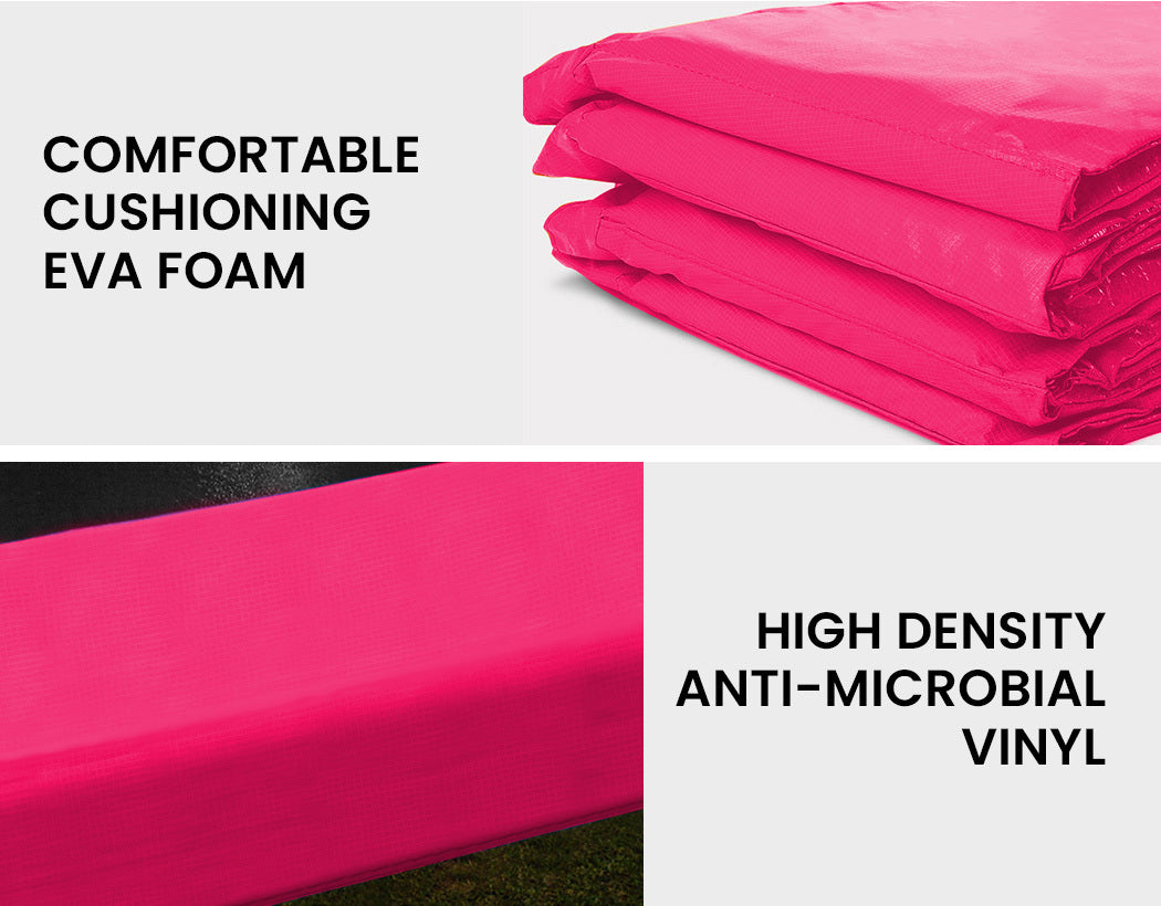 16m Trampoline Safety Pad with Waterproof UV Resistant Cover, Pink