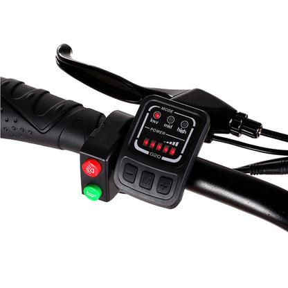 Vista 36V 250W Ladies Step-Through Electric Bike, 40km Range, Red