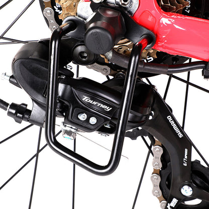 Vista 36V 250W Ladies Step-Through Electric Bike, 40km Range, Red
