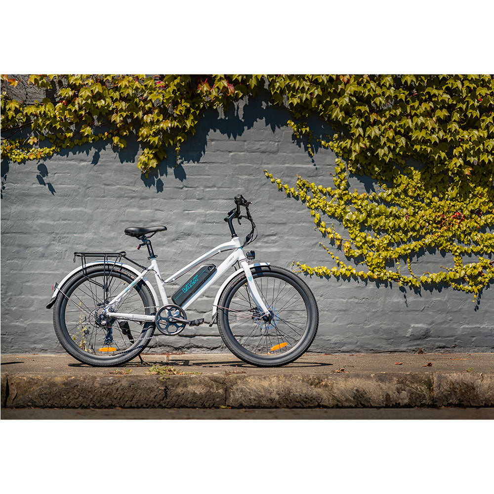 Vista 26" 36V 250W Step-Through Electric Bike - White, Up to 40km Range