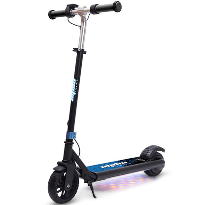 Edge Electric Scooter Kids/Teens, 16km/h Max, Adjustable Height, UL Certified, AU Compliant, Dual Brakes, Bluetooth Music, LED, Blue