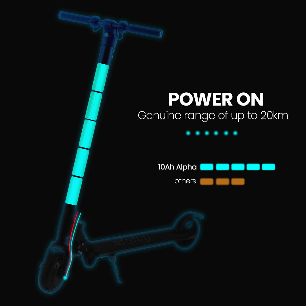 300W Electric Scooter with 10Ah Battery, Suspension, for Adults/Teens, Black