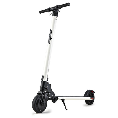 300W Electric Scooter, 10Ah Battery, Suspension, Adults/Teens, White, 6.5m Tyres