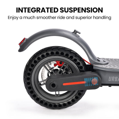 Urban Electric Scooter with 350W Motor, 25km Range, 0.22m Wheels, Grey