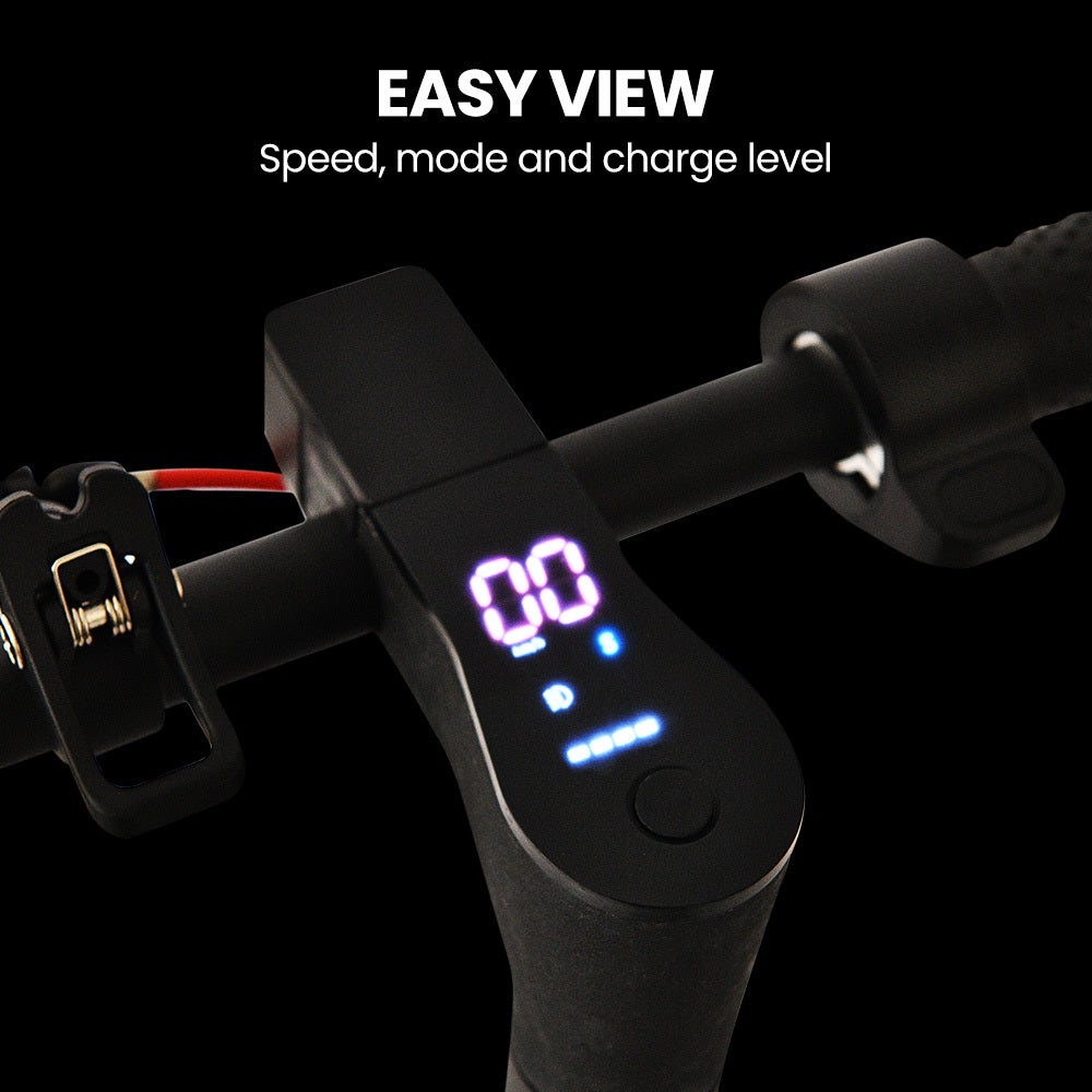 Urban Electric Scooter with 350W Motor, 25km Range, 0.22m Wheels, Grey
