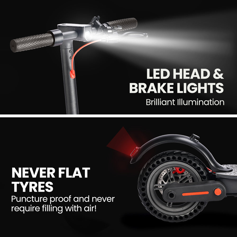 Urban Electric Scooter with 0.22m Wheels, 25km Range, 350W Motor, Foldable Design