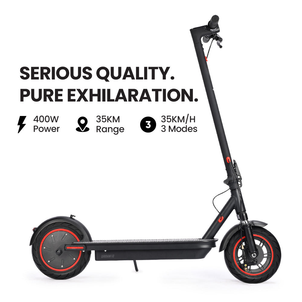 Electric Scooter with 0.25m Wheels, 35km/h Speed, 35km Range, Bluetooth App