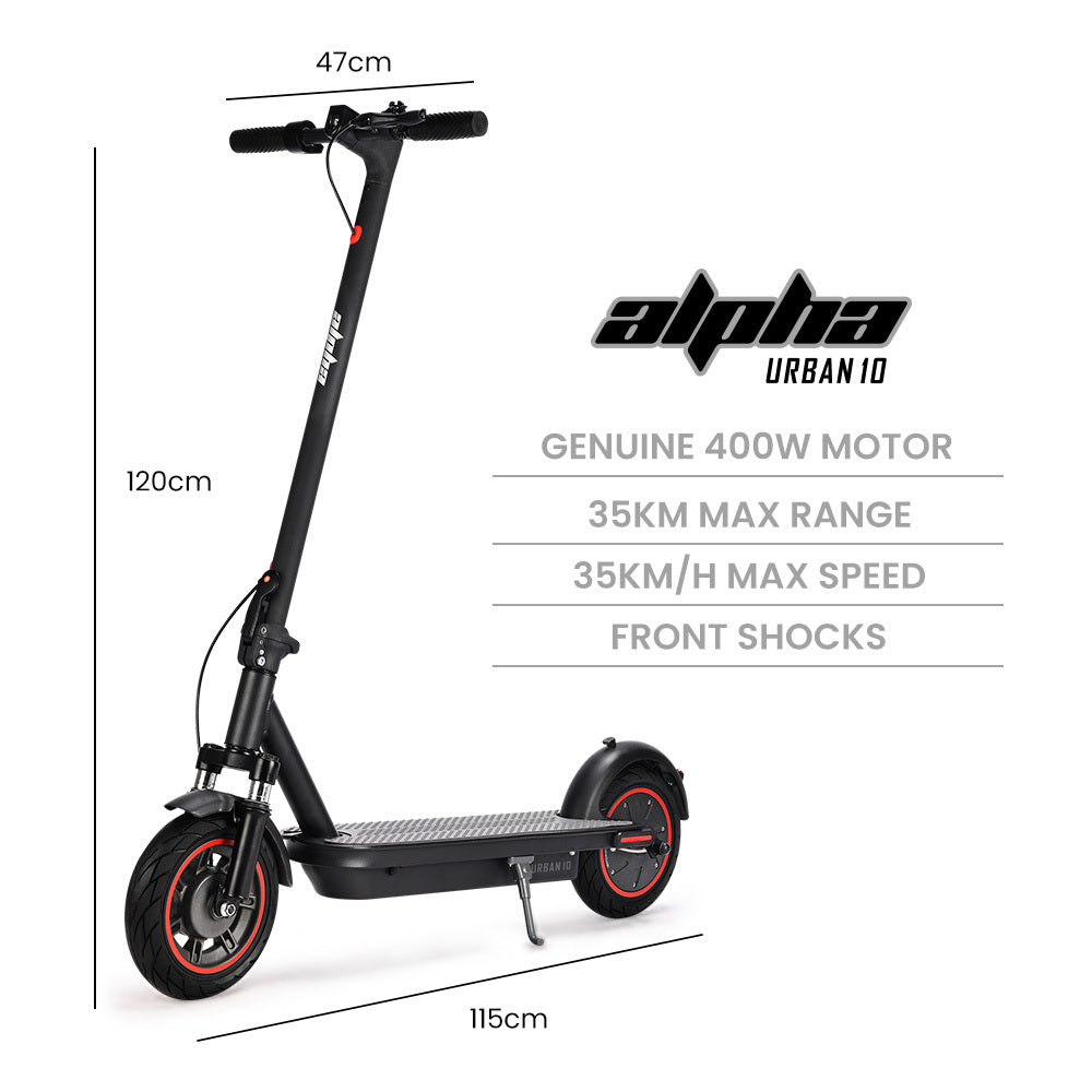 Electric Scooter with 0.25m Wheels, 35km/h Speed, 35km Range, Bluetooth App