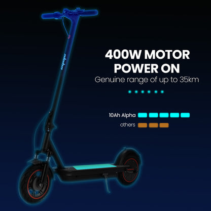 Electric Scooter with 0.25m Wheels, 35km/h Speed, 35km Range, Bluetooth App