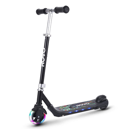 Kid's Electric Scooter, Adjustable Height, 8km/h, Brushless Motor, Multi-Color Lights