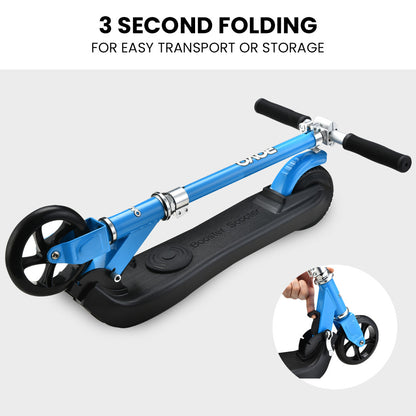 Kids Electric Scooter, Ages 5-11, Adjustable & Foldable, 12km/h, 0.14m Tires