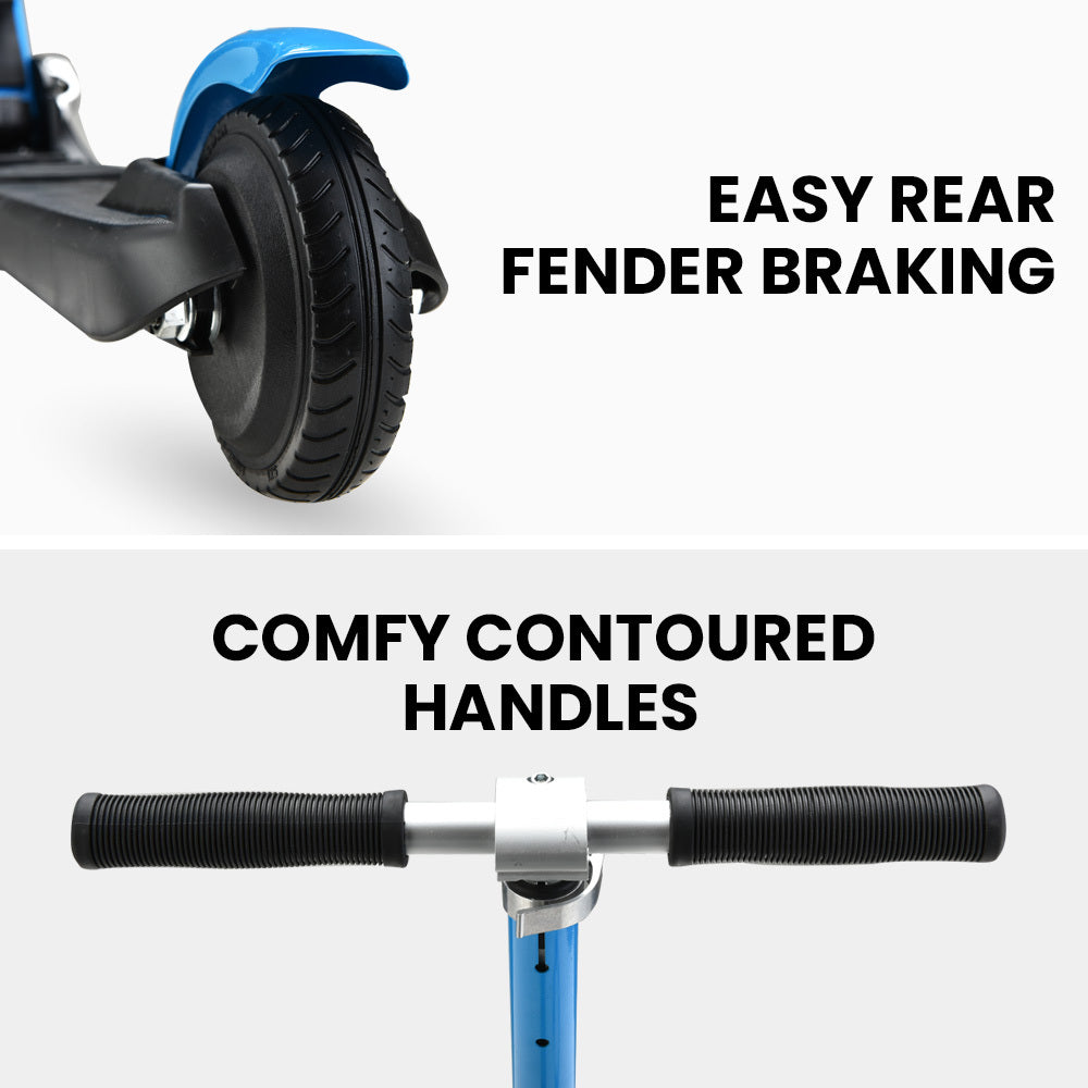 Kids Electric Scooter, Ages 5-11, Adjustable & Foldable, 12km/h, 0.14m Tires