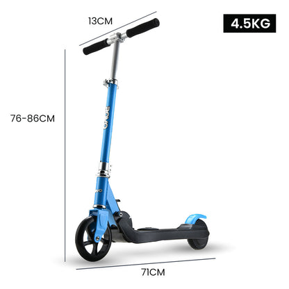 Kids Electric Scooter, Ages 5-11, Adjustable & Foldable, 12km/h, 0.14m Tires