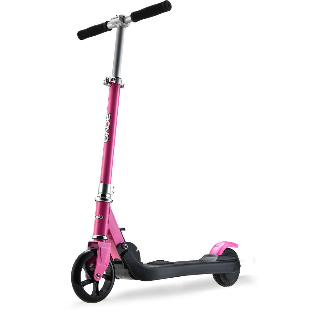 Foldable Electric Scooter for Kids, Adjustable Height, 12km/h, Pink, Ages 5-11