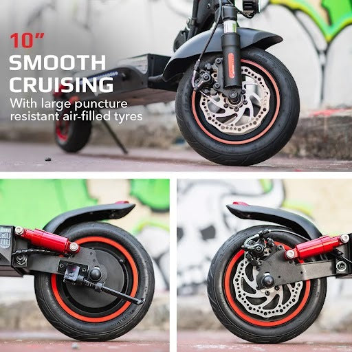 High-Performance Electric Scooter, 500W Motor, 50km Range, 40km/h, 0.25m Tyres