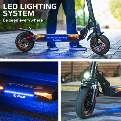 High-Performance Electric Scooter, 500W Motor, 50km Range, 40km/h, 0.25m Tyres