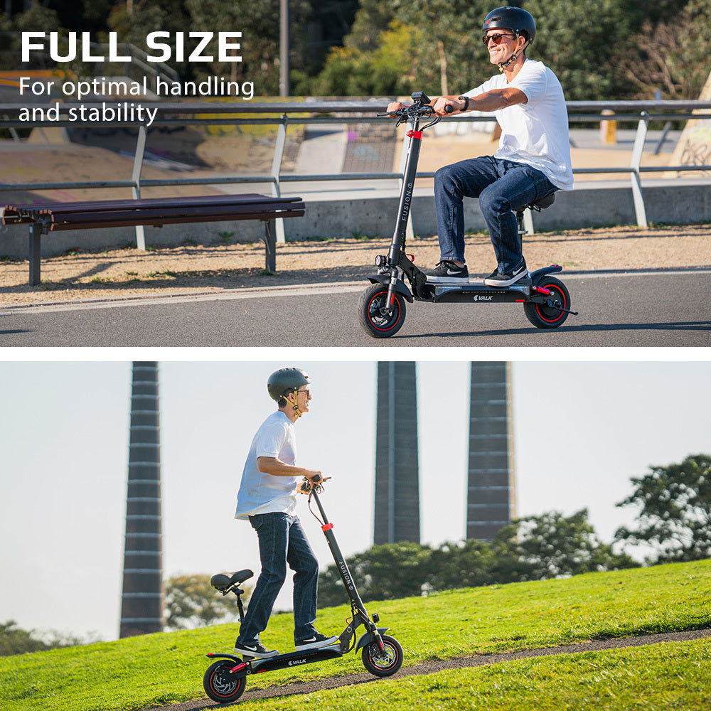 Electric Scooter with Seat, 800W Motor, 48V Battery, 50km Range, 0.25m Tires