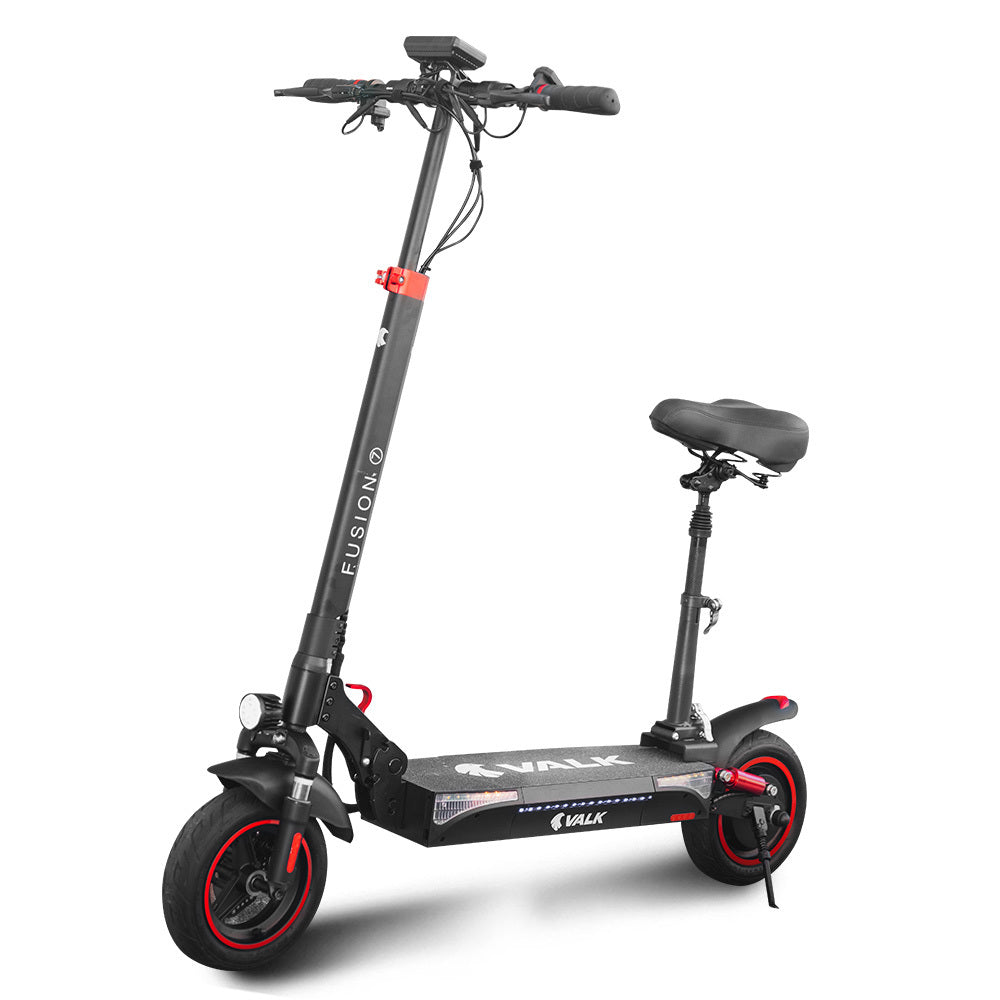 Electric Scooter with Seat, 800W Motor, 48V Battery, 50km Range, 0.25m Tires