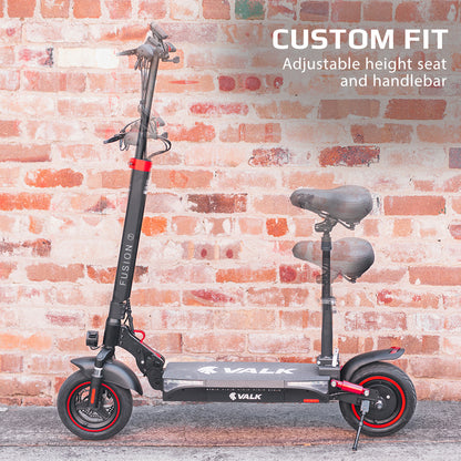 Electric Scooter with Seat, 800W Motor, 48V Battery, 50km Range, 0.25m Tires