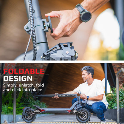 Extreme Hill Climbing Electric Scooter with Dual 800W Motors, 60km Range