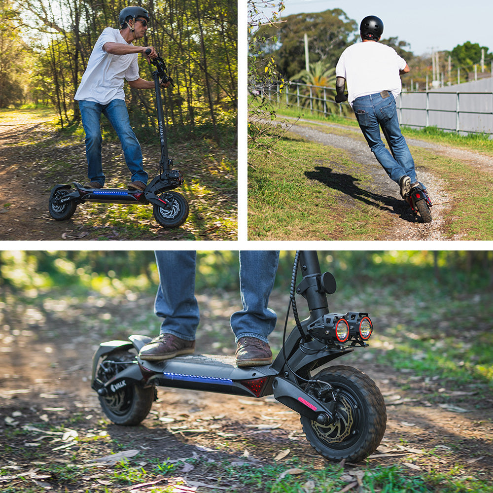 Extreme Hill Climbing Electric Scooter with Dual 800W Motors, 60km Range
