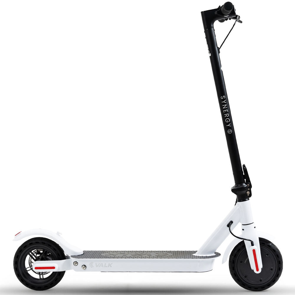 400W Electric Scooter for Adults, with Suspension and 25km Range, White